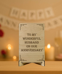 To My Wonderful Husband (Cherrywood)