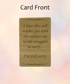 Alternative view of I hope this card reaches you (Cherrywood)