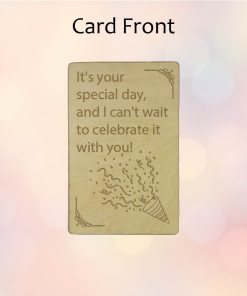 Alternative view of It's your special day (Birchwood)