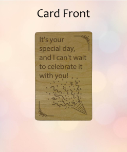 Alternative view of It's your special day (Cherrywood)