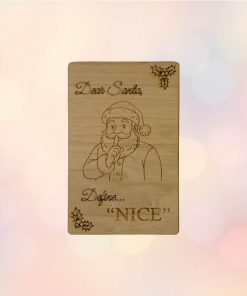 Alternative view of Dear Santa, Define ‘Nice' (Cherrywood)