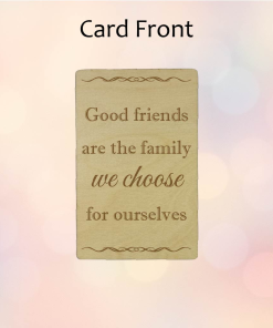 Alternative view of Good friends are the family (Birchwood)