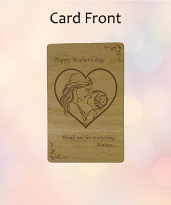 Alternative view of Happy Mother's Day - Boy (Cherrywood)