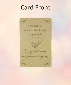 Alternative view of Two hearts one beautiful start (Birchwood)