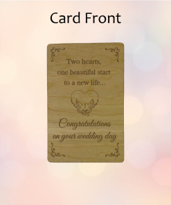 Alternative view of Two hearts one beautiful start (Cherrywood)