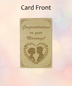 Alternative view of Congratulations on your marriage! (Birchwood)