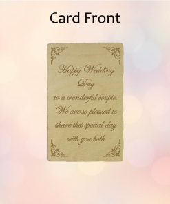 Alternative view of Happy Wedding Day (Birchwood)