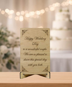 Happy Wedding Day (Cherrywood)